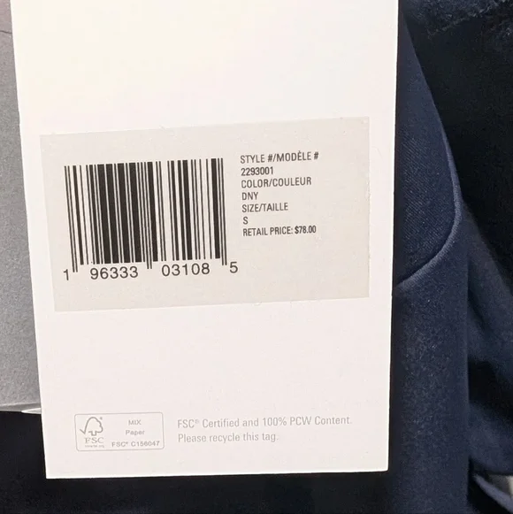 NWT Outerknown | Active Racerback Tank In Navy - Picture 7 of 14